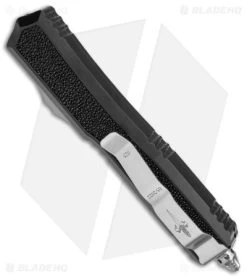 Microtech Marfione Makora II D/E OTF Auto Stingray Inlay (3.25" Mirror Polish) -Microtech Shop Microtech Makora II DE Auto Dagger Stingray Inlay Mirror Polish BHQ 146692 jr side