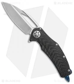 Marfione Custom Mini Matrix R Knife CF/Asteria Blue (3.25" Stonewash)