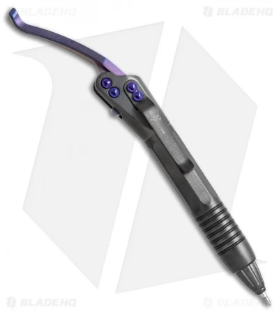 Microtech Marfione Custom Siphon II DLC Ti W/ Purple Haze Lever 3 Microtech Marfione Custom Siphon II DLC Ti W/ Purple Haze Lever