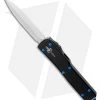 Microtech Marfione Custom UTX-70 Knife D/A Dagger Automatic Blue Ti (Satin) -Microtech Shop Microtech Marfione Custom UTX 70 Knife D A Dagger Automatic Blue Ti Mirror BHQ 124749 LS