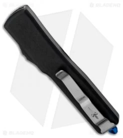 Microtech Marfione Custom UTX-70 Knife D/A Dagger Automatic Blue Ti (Satin) -Microtech Shop Microtech Marfione Custom UTX 70 Knife D A Dagger Automatic Blue Ti Mirror BHQ 124749 LS Side