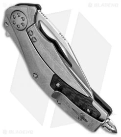 Microtech Marfione Custom Mini Matrix R Knife Carbon Fiber (Two-Tone Stonewash) -Microtech Shop Microtech Marfione Mini Matrix R Carbon Fiber BHQ 12860 jr side