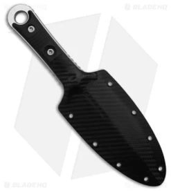 Microtech SBD Dagger Fixed Blade Knife Black (4.4" SW Double Serrated) 201-11 -Microtech Shop Microtech SBD Dagger Fixed Blade Knife Black 4.4in Stonewash Serrated BHQ 181781 hd sheath
