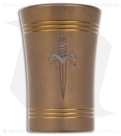 Microtech Shot Glass BL 1 Dagger Bronze Titanium