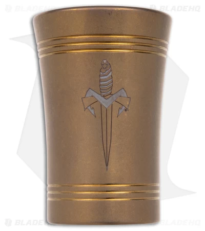 Microtech Shot Glass BL 1 Dagger Bronze Titanium 3 Microtech Shot Glass BL 1 Dagger Bronze Titanium