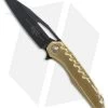 Microtech Sigil MK6 Frame Lock Knife Brass/Bronze Ti (3.75" DLC Black)
