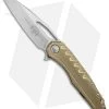 Microtech Sigil MK6 Frame Lock Knife Brass (3.75" Stonewash) -Microtech Shop Microtech Sigil MK6 FL Brass SW 196 10BR BHQ 76600 jr