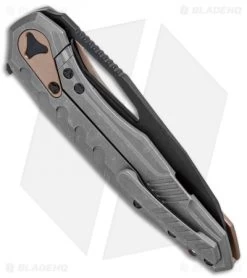 Microtech Sigil MK6 Frame Lock Knife Tan Al (3.75" Black DLC) -Microtech Shop Microtech Sigil MK6 FL Tan Al Black DLC 196 1DLCTA BHQ 74530 jr side