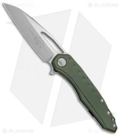 Microtech Sigil MK6 Frame Lock Knife OD Green (3.75" Stonewash)