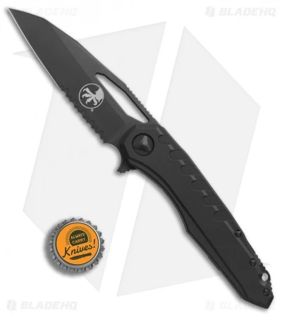 Microtech Signature Series Sigil MK6 Knife Tactical Al (3.8" Black Serr) 6 Microtech Signature Series Sigil MK6 Knife Tactical Al (3.8" Black Serr) - Image 4