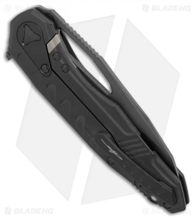 Microtech Signature Series Sigil MK6 Knife Tactical Al (3.8" Black Serr) 5 Microtech Signature Series Sigil MK6 Knife Tactical Al (3.8" Black Serr) - Image 3
