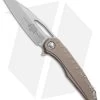 Microtech Sigil MK6 Frame Lock Knife Tan Al (3.75" Stonewash)