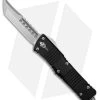 Microtech Signature Series Combat Troodon Hellhound T/E Knife (3.8" SW) 219-10 S -Microtech Shop Microtech Signature Series Combat Troodon Hellhound Black Tanto OTF Knife 3in SW BHQ 173979 td
