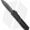 Microtech Signature Series Scarab II Dagger OTF Knife Black (3.75" Black DLC)