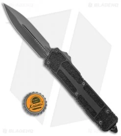 Microtech Signature Series Scarab II Dagger OTF Knife Black (3.75" Black DLC) -Microtech Shop Microtech Signature Series Scarab II Dagger OTF Black Black DLC BHQ 138222 jr bottlecap