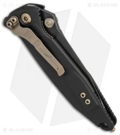Microtech Signature Series Socom Elite Spear Point Knife (4" Black DLC) -Microtech Shop Microtech Signature Series Socom Elite Clip Point black DLC BHQ 83198 er side jr