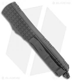 Microtech Signature Series Ultratech Delta D/E Frag Shadow OTF Knife (3.4" DLC) -Microtech Shop Microtech Signature Series Ultratech Delta DE Frag Shadow OTF DLC 122 1UT DSH BHQ 138050 jr side