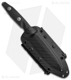 Microtech Socom Alpha Tanto Fixed Blade Knife Black G-10 (5" Bead Blast) -Microtech Shop Microtech Socom Alpha Black G 10 Apocalyptic 114 10AP BHQ 51803 jr sheath