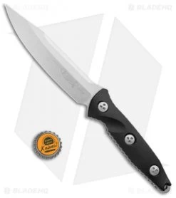 Microtech Socom Alpha Fixed Blade Knife Black G-10 (5" Stonewash) 113-10 -Microtech Shop Microtech Socom Alpha Black G 10 SW 113 10 BHQ 103568 jr bottlecap