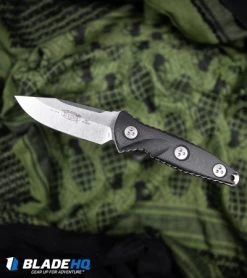 Microtech Socom Alpha Mini S/E Fixed Blade Knife Black (3.75" Stonewash) -Microtech Shop Microtech Socom Alpha Mini S E Fixed Blade Knife Black Stonewash BHQ 105958 kp floater web