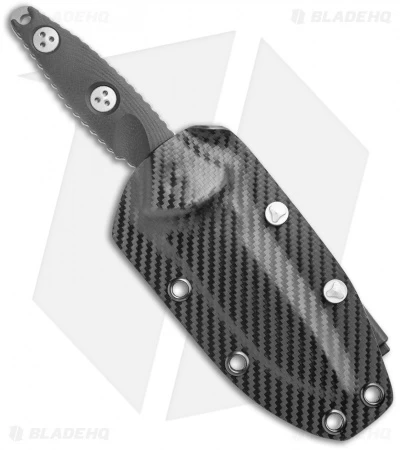 Microtech Socom Alpha Mini S/E Fixed Blade Knife Black (3.8" Apocalyptic) 5 Microtech Socom Alpha Mini S/E Fixed Blade Knife Black (3.8" Apocalyptic) - Image 3