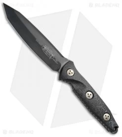 Microtech Socom Alpha Tanto Fixed Blade Knife Carbon Fiber (5" Black) 114-1DLC