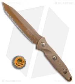 Microtech Socom Alpha Tanto Fixed Blade Tan G-10 (5" Tan PVD Full Serr) -Microtech Shop Microtech Socom Alpha Tanto Tan G 10 Tan PVD Full Serr 114 3PVDTN BHQ 74522 jr bottlecap