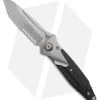 Microtech Socom Bravo Tanto Frame Lock Knife BB Ti/CF (4" Partial Serrated) -Microtech Shop Microtech Socom Bravo FL Tanto Ti CF SW Partially Serrated BHQ 140221 jr