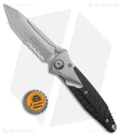 Microtech Socom Bravo Tanto Frame Lock Knife BB Ti/CF (4" Partial Serrated) 9 Microtech Socom Bravo Tanto Frame Lock Knife BB Ti/CF (4" Partial Serrated) -Microtech Shop Microtech Socom Bravo FL Tanto Ti CF SW Partially Serrated BHQ 140221 jr bottlecap