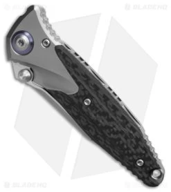 Microtech Socom Bravo Frame Lock Knife Black BB Ti/CF (4" BB) 260-7 CFTI -Microtech Shop Microtech Socom Bravo FLK Black BB TI CF 4in BB BHQ 181091 td spine