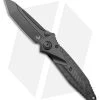 Microtech Socom Bravo T/E Tanto Frame Lock Knife Titanium/CF (4" Black) -Microtech Shop Microtech Socom Bravo TE Tanto FL Ti CF Black BHQ 180392 jr