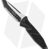 Microtech Socom Elite Automatic Knife Black (4" Tactical Full Serr) 161A-3T -Microtech Shop Microtech Socom Elite Auto Black Tanto Tactical Full Serr 161A 3T BHQ 139138 jr
