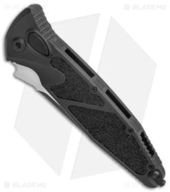 Microtech Socom Elite Automatic Knife Black (4" Tactical Full Serr) 161A-3T -Microtech Shop Microtech Socom Elite Auto Black Tanto Tactical Full Serr 161A 3T BHQ 139138 jr spine