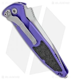 Microtech Socom Elite Automatic Knife Purple (4" Satin) 160A-4PU -Microtech Shop Microtech Socom Elite Auto Purple Satin 160A 4PU BHQ 100237 jr side