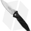 Microtech Socom Elite Manual Knife Black (4" Stonewash Serr) 160-11 -Microtech Shop Microtech Socom Elite Black SW serr 160 11 BHQ 10368 er jr