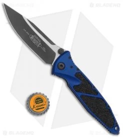 Microtech Socom Elite Clip Point T/E Knife Navy Blue (4" Two Tone) -Microtech Shop Microtech Socom Elite CP TE Navy Blue TT BHQ 135089 jr bottlecap