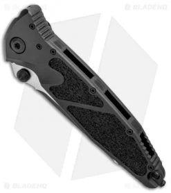 Microtech Socom Elite T/E Manual Knife Tactical (4" Black) 161-1T -Microtech Shop Microtech Socom Elite MA Tactical Tanto TT 161 1T BHQ 10594 jr spine
