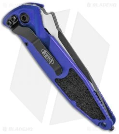 Microtech Socom Elite S/E Automatic Knife Purple (4" Two-Tone) 160A-1PU -Microtech Shop Microtech Socom Elite SE Auto Purple TT 160A 1PU BHQ 96891 jr side