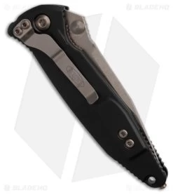 Microtech Socom Elite S/E Manual Knife Black (4" Bronze Serrated) 160-14 -Microtech Shop Microtech Socom Elite SE Manual Knife Black 4in Bronze Serrated BHQ 181700 hd side