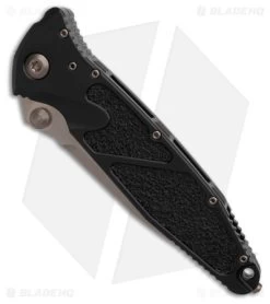 Microtech Socom Elite S/E Manual Knife Black (4" Bronze Serrated) 160-14 -Microtech Shop Microtech Socom Elite SE Manual Knife Black 4in Bronze Serrated BHQ 181700 hd spine
