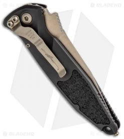 Microtech Signature Series Elite S/E Automatic Knife (4" Bronze) 160A-13SS -Microtech Shop Microtech Socom Elite Signature SE Auto Bronze 160A 13SS BHQ 92279 jr side