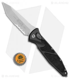 Microtech Socom Elite T/E Automatic Knife Black (4" Stonewash Serr) 161A-11 8 Microtech Socom Elite T/E Automatic Knife Black (4" Stonewash Serr) 161A-11 -Microtech Shop Microtech Socom Elite TE Auto Black SW Serr 161A 11 BHQ 103190 jr bottlecap
