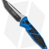 Microtech Socom Elite T/E Automatic Knife Blue (4" Two Tone) 161A-1BL -Microtech Shop Microtech Socom Elite TE Auto Blue TT 161A 1BL BHQ 99304 jr