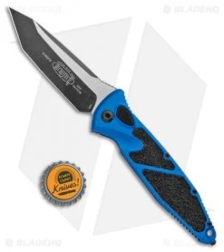 Microtech Socom Elite T/E Automatic Knife Blue (4" Two Tone) 161A-1BL -Microtech Shop Microtech Socom Elite TE Auto Blue TT 161A 1BL BHQ 99304 jr bottlecap