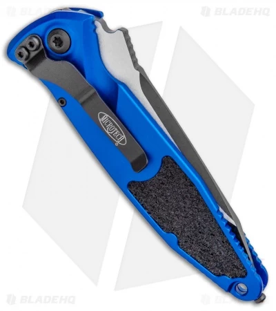 Microtech Socom Elite T/E Automatic Knife Blue (4" Two Tone Serr) 161A-2BL 5 Microtech Socom Elite T/E Automatic Knife Blue (4" Two Tone Serr) 161A-2BL - Image 3
