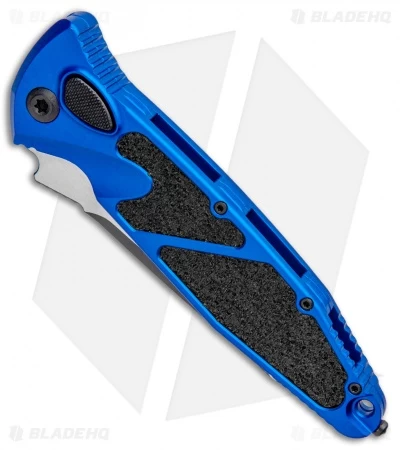 Microtech Socom Elite T/E Automatic Knife Blue (4" Two Tone Serr) 161A-2BL 4 Microtech Socom Elite T/E Automatic Knife Blue (4" Two Tone Serr) 161A-2BL - Image 2