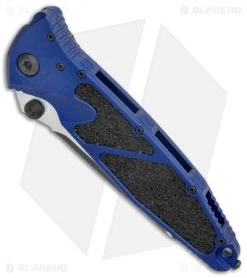 Microtech Socom Elite Tanto T/E Knife Navy Blue (4" Two Tone) -Microtech Shop Microtech Socom Elite TE Auto Navy Blue TT BHQ 134790 jr spine