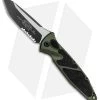 Microtech Socom Elite T/E Automatic Knife OD (4" Two Tone Serrated) 161A-2OD -Microtech Shop Microtech Socom Elite TE Auto OD Green TT Serr 161A 2OD BHQ 99305 jr