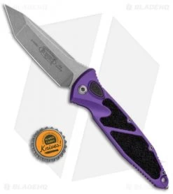 Microtech Socom Elite T/E Automatic Knife Purple (4" Stonewash) 161A-10PU -Microtech Shop Microtech Socom Elite TE Auto Purple SW 161A 10PU BHQ 105174 jr bottlecap