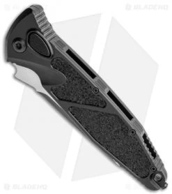 Microtech Socom Elite T/E Automatic Knife Tactical Black (4" Two-Tone) 161A-1T -Microtech Shop Microtech Socom Elite TE Auto Tactical Black TT 161A 1T BHQ 94466 jr spine 2